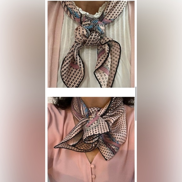 LARGE HERMÈS 68x34 SCARF MIRAGE CHEVAL - Picture 10 of 10